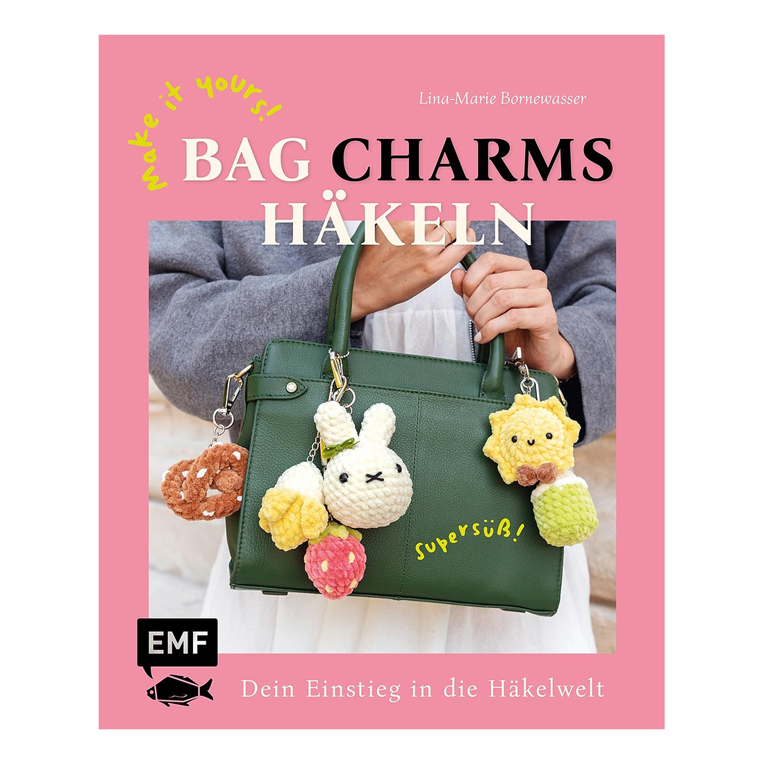 Make it yours! Supersüße Bag Charms häkeln mit @therapyonmyhook von EMF