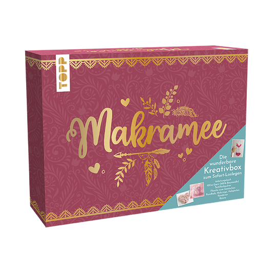 Makramee knüpfen Kreativbox von frechverlag