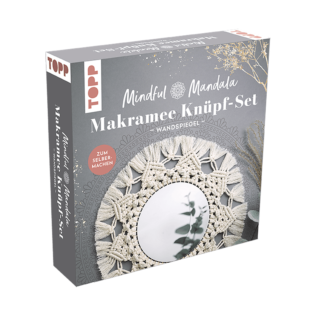 Makramee-Set Wandspiegel von frechverlag