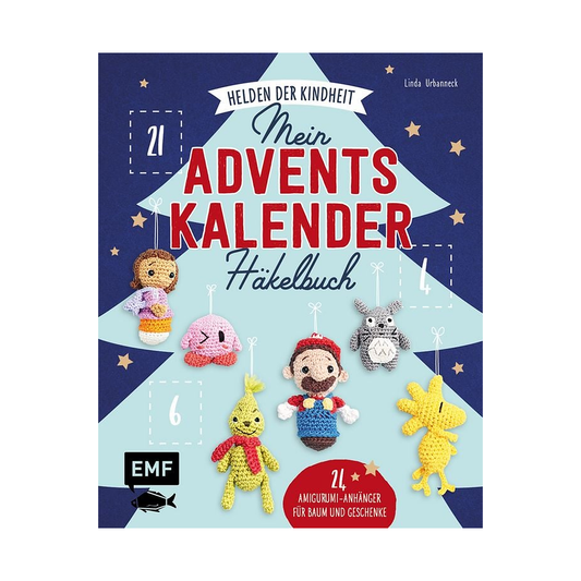 Mein Adventskalender-Häkelbuch: Helden der Kindheit – Merry X-Mas von EMF