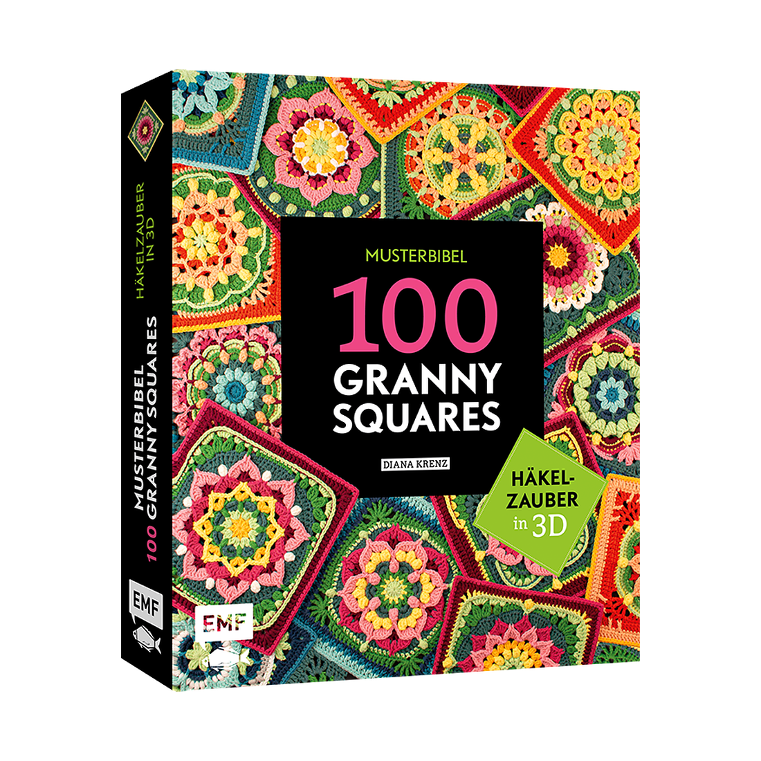 Musterbibel Granny Squares: Häkelzauber in 3D-Optik von EMF