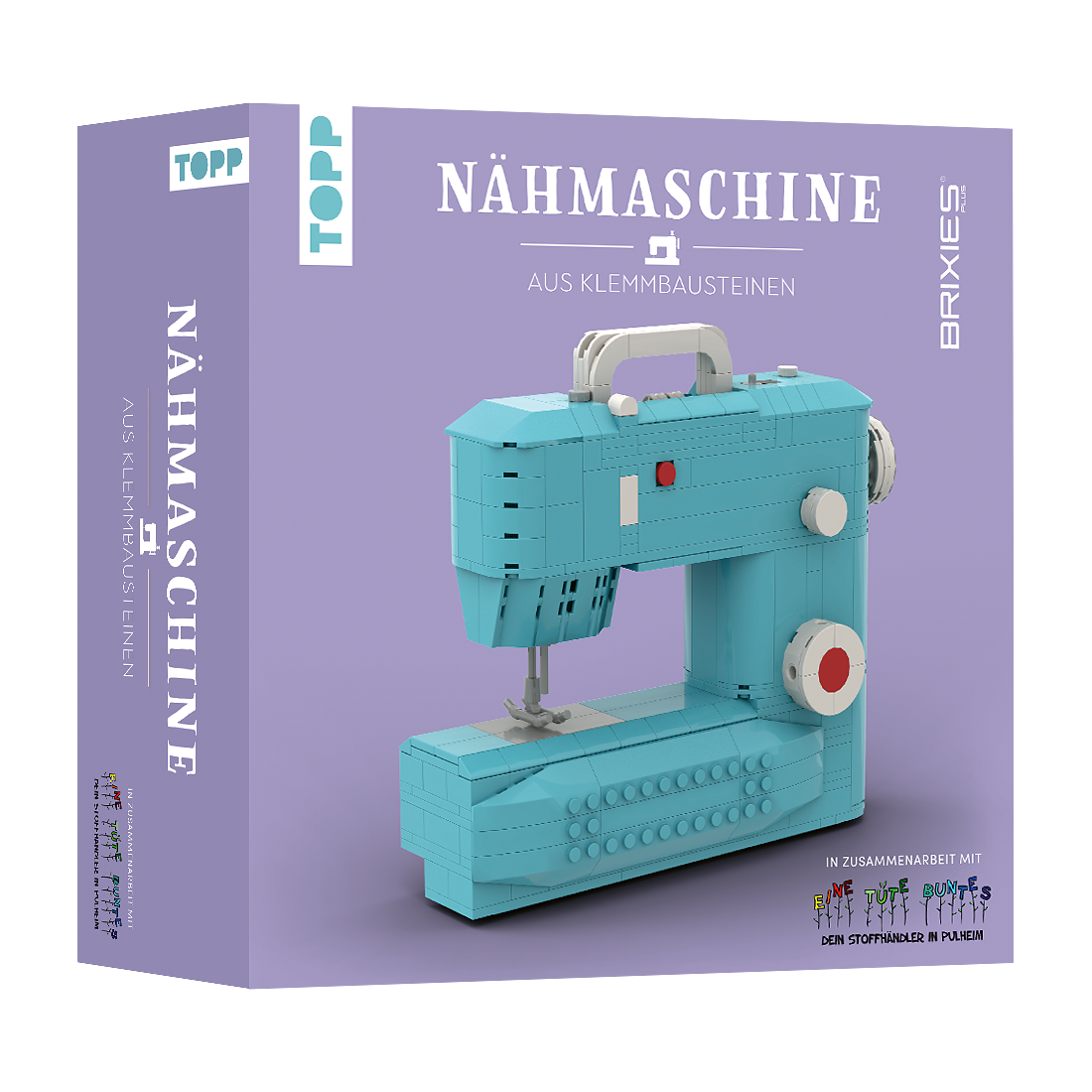 Nähmaschine aus Klemmbausteinen von frechverlag