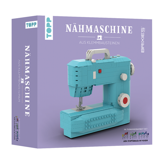 Nähmaschine aus Klemmbausteinen von frechverlag