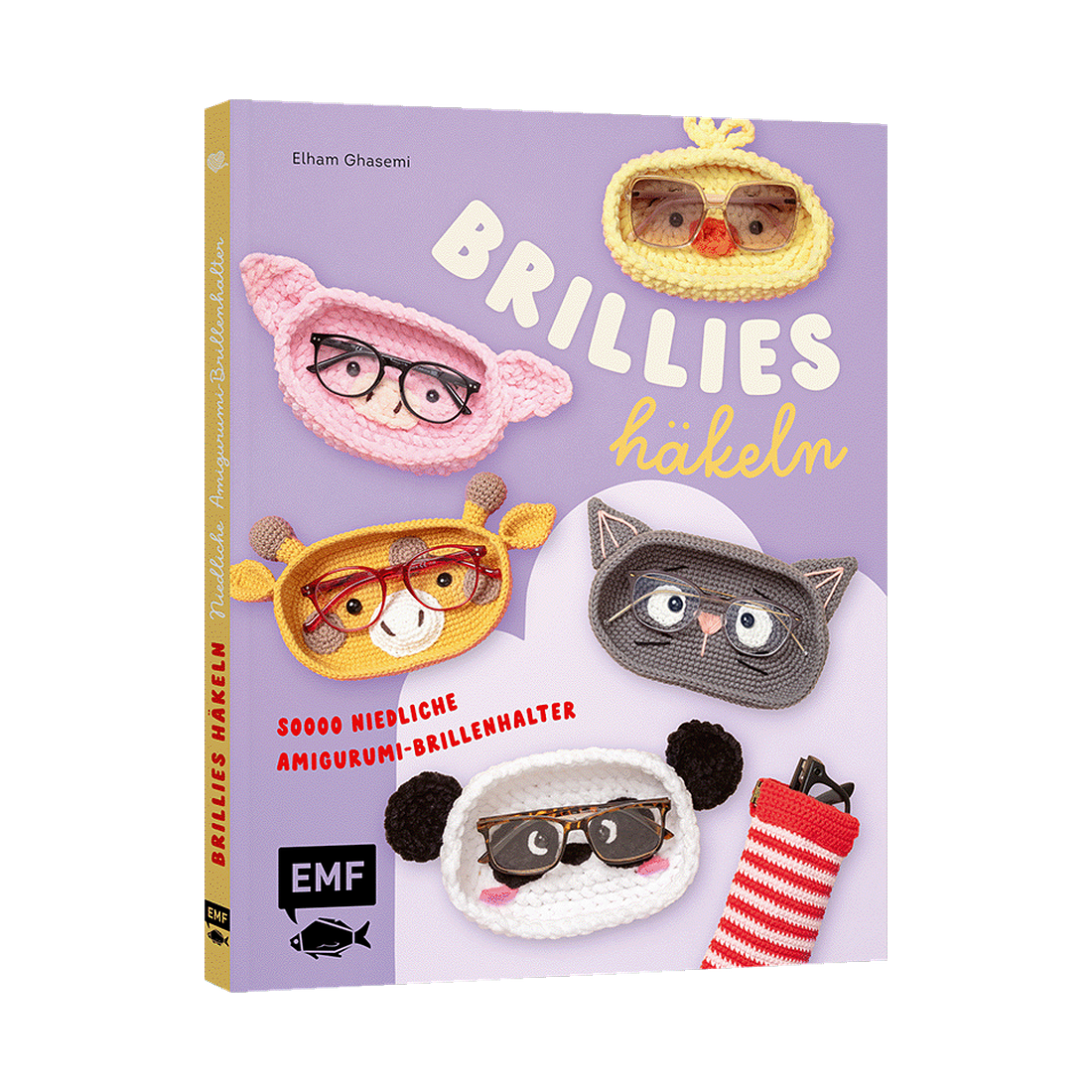 Brillies häkeln: Niedliche Amigurumi-Brillenhalter | Für Lese- und Sonnenbrillen von EMF