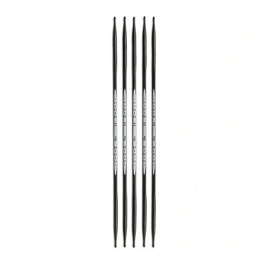 Prym Strumpfstricknadeln Ergonomics Carbon – schwarzes Nadelspiel