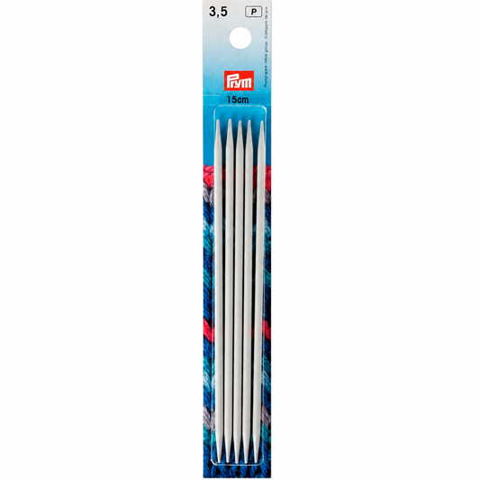 Prym Strumpfstricknadeln aus perlgrauem Aluminium