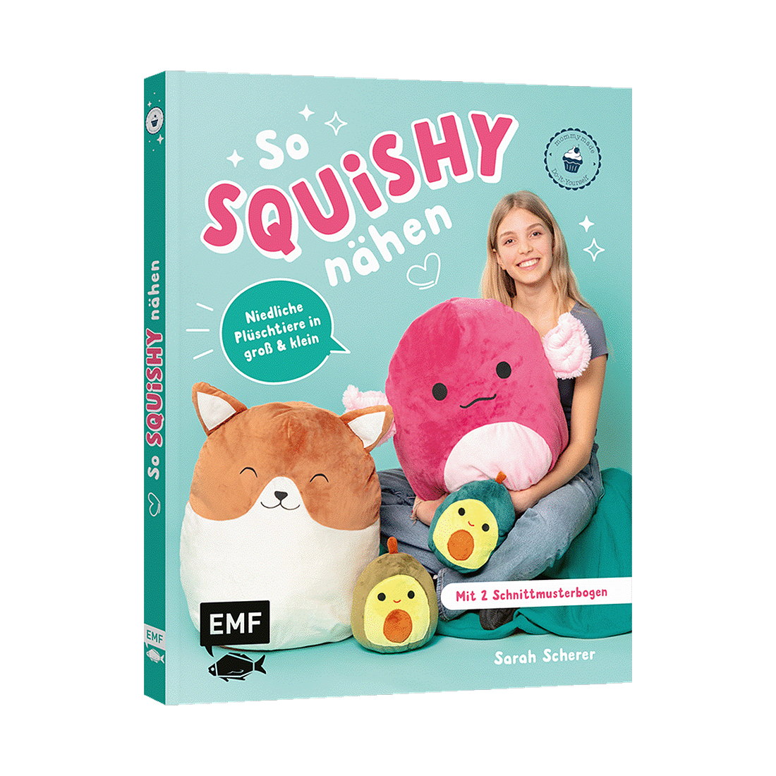 So squishy nähen: Niedliche Plüschtiere in groß und klein für Squishmallow-Fans mit @mommymade von EMF