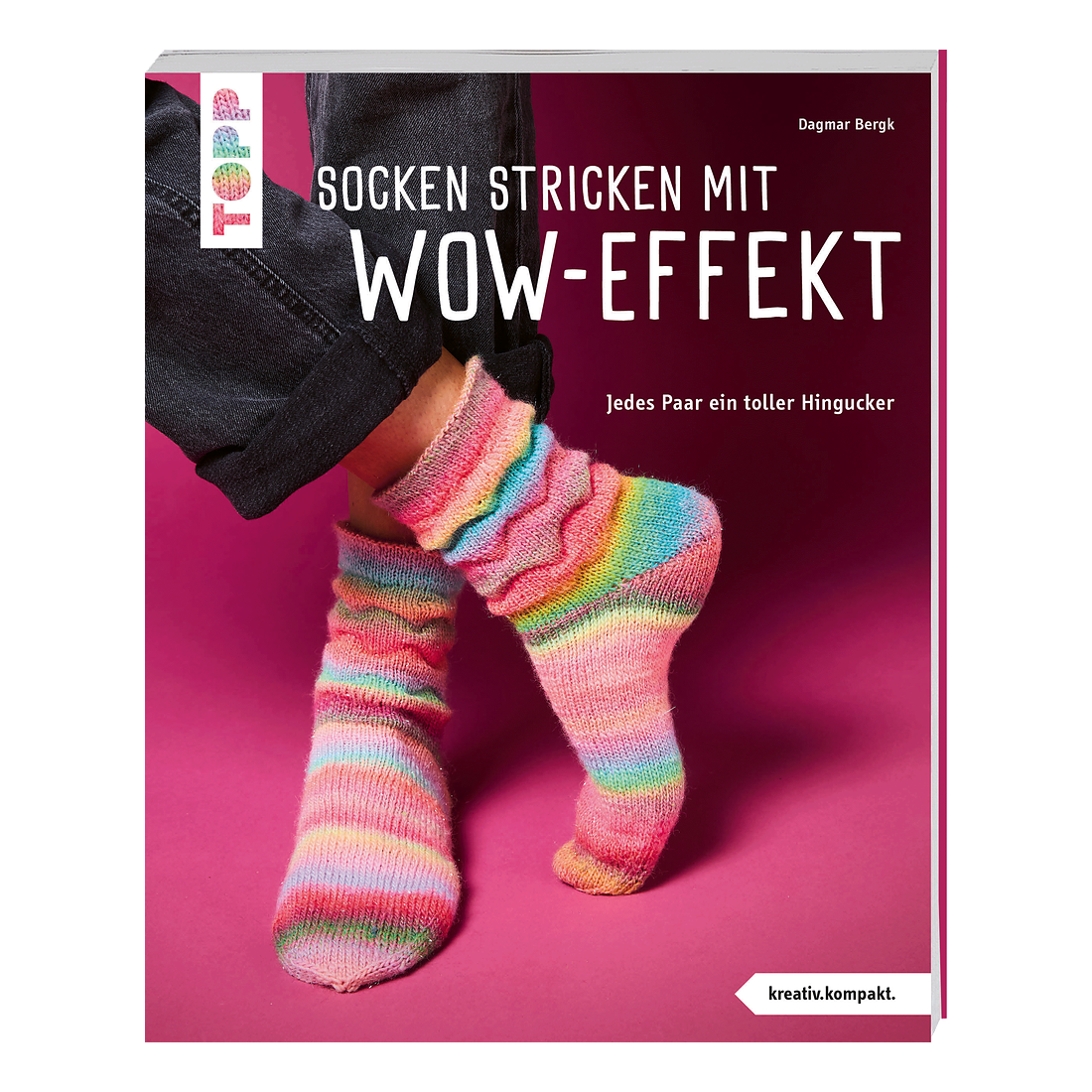 Socken stricken mit Wow - Effekt von frechverlag