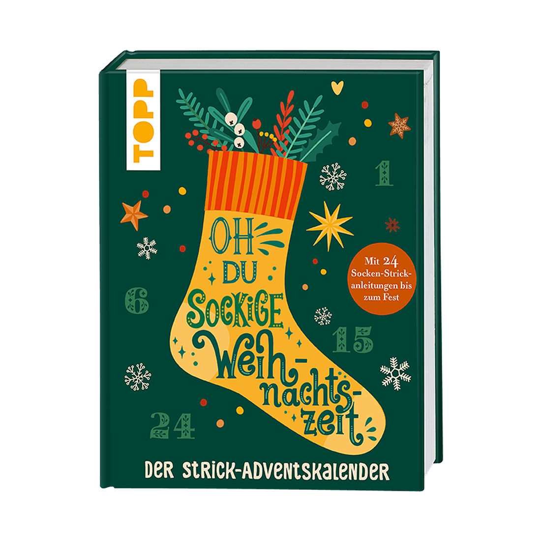 TOPP Oh du sockige Weihnachtszeit Strick Adventskalender