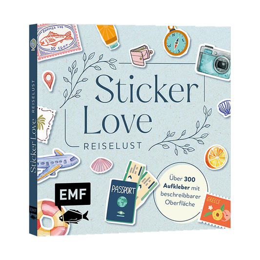 Sticker Love: Reiselust – Über 300 Etiketten und Aufkleber mit beschreibbarer Oberfläche von EMF