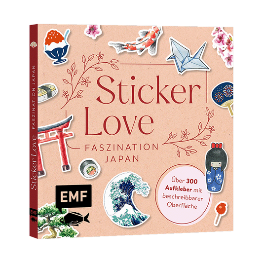 Sticker Love: Faszination Japan – Über 300 Etiketten und Aufkleber mit beschreibbarer Oberfläche von EMF